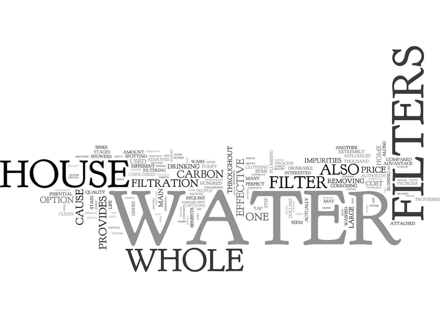 How Much Is a Whole-Home Water Filter in Dripping Springs