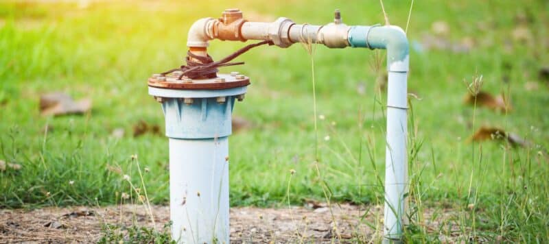 water well in the ground