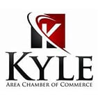red and black kyle chamber of commerce logo